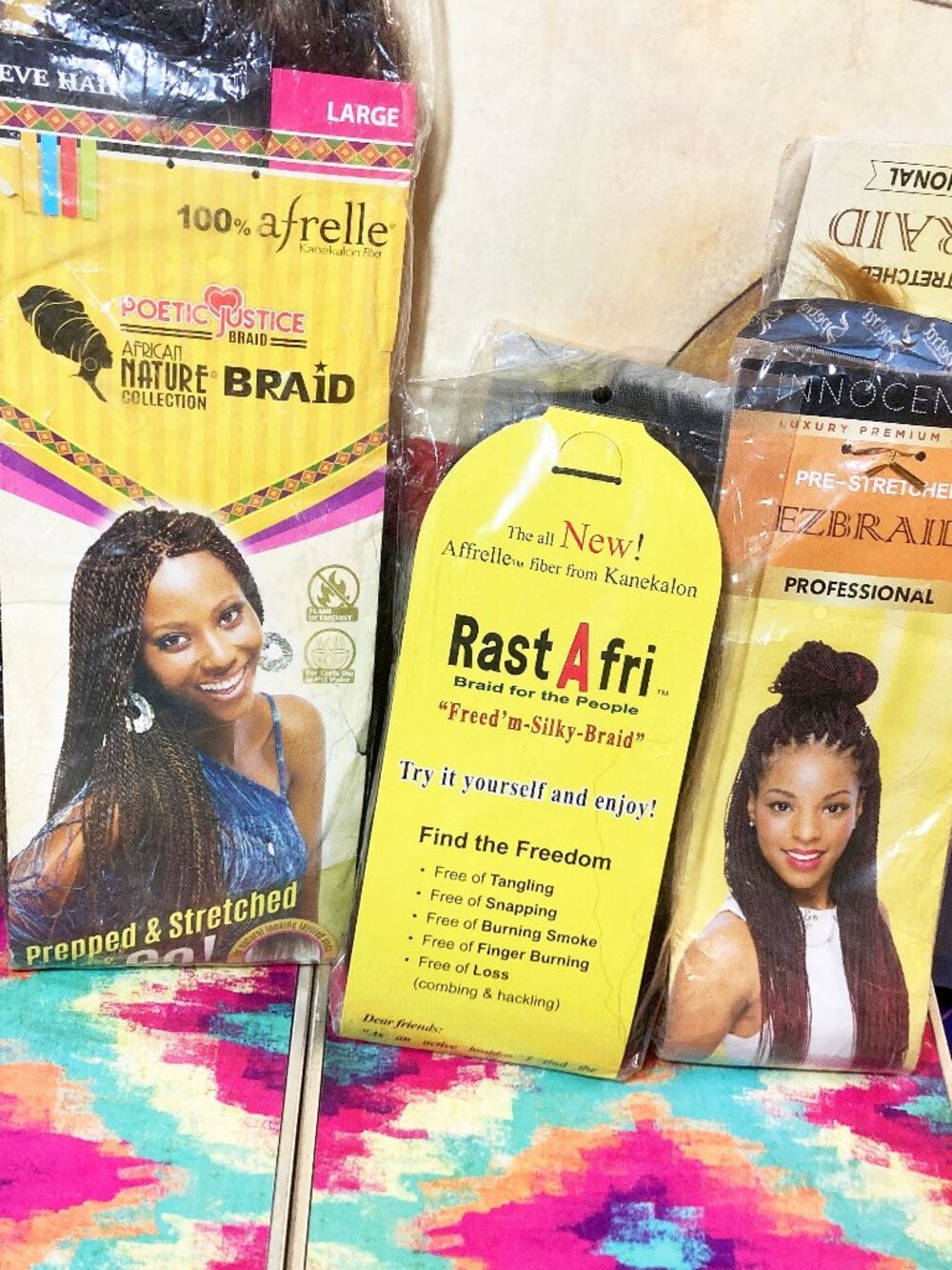 NEW EASY BRAID PRODUCTS INCLUDES ALL HAIR BRAIDING SUPPLIES